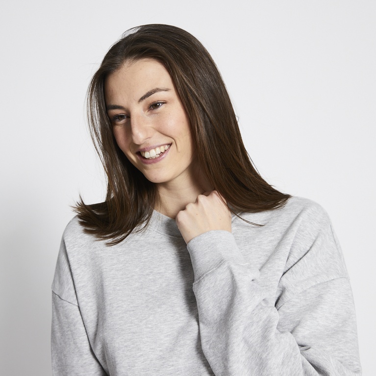 Sweatshirt "New Crew"  Grey Melange